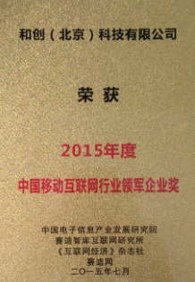 2015中國互聯網行業(yè)領軍企業(yè)